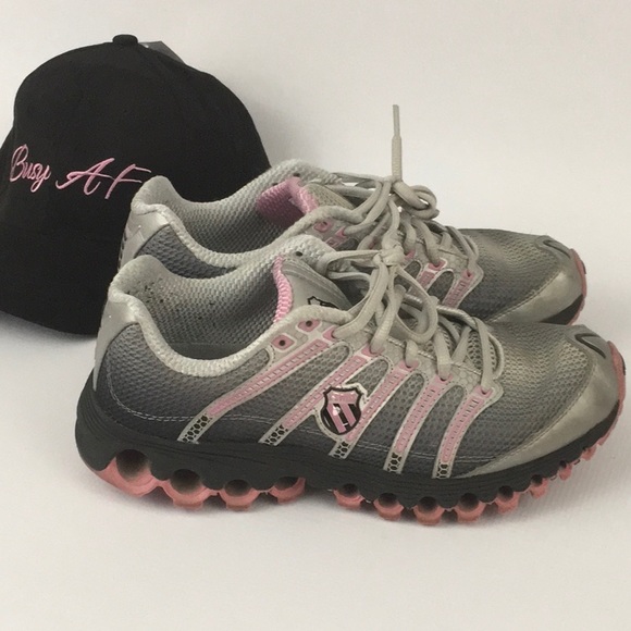 black and pink k swiss shoes
